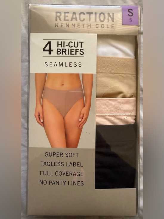Reaction Kenneth Cole Other - Reaction Kenneth Cole 4-Pack Hi-Cut Seamless Briefs Mixed Neutrals Small
